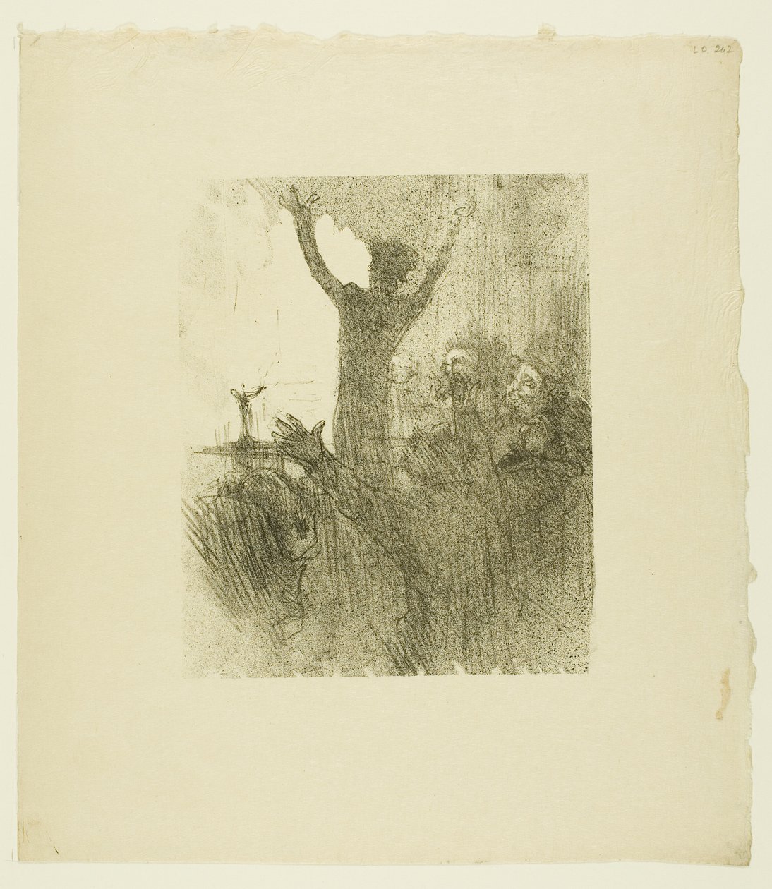 Schlomé Fuss in the Synagogue, from 
