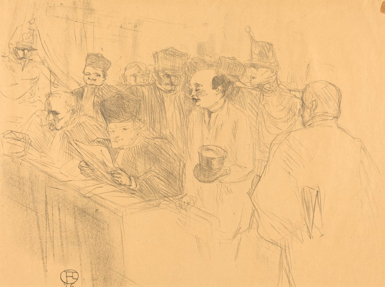 Soudais Deposition, 1896 by Henri de Toulouse Lautrec