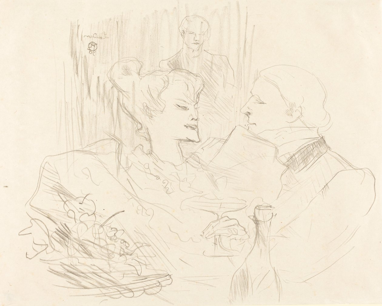 Supper in London by Henri de Toulouse Lautrec