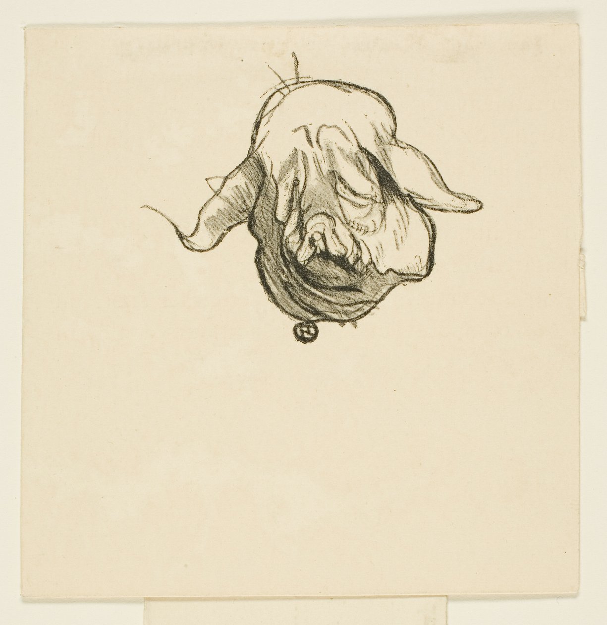 Tailpiece from Au Pied du Sinaï by Henri de Toulouse Lautrec