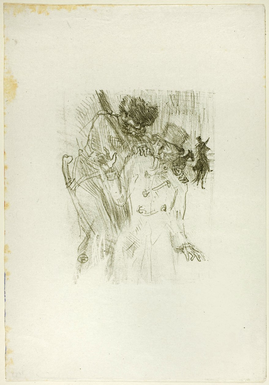 The Arrest of Schlomé Fuss, from Au Pied du Sinaï by Henri de Toulouse Lautrec