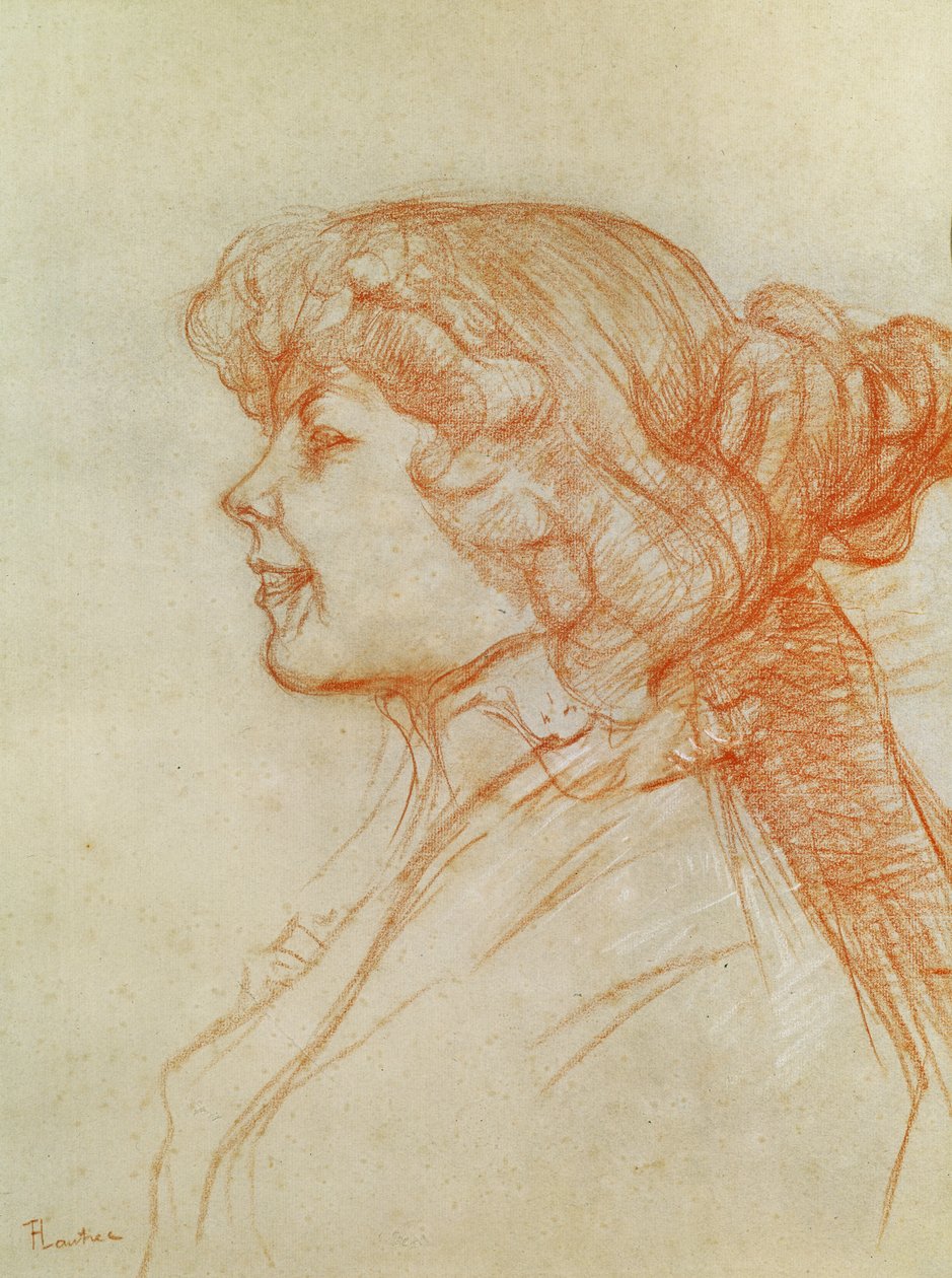 The English Girl at the Star in Le Havre by Henri de Toulouse-Lautrec