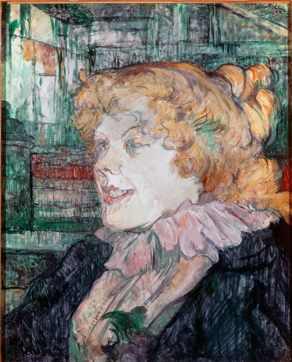 The English Star at Le Havre (Miss Doly). Henri de Toulouse-Lautrec by Henri de Toulouse Lautrec