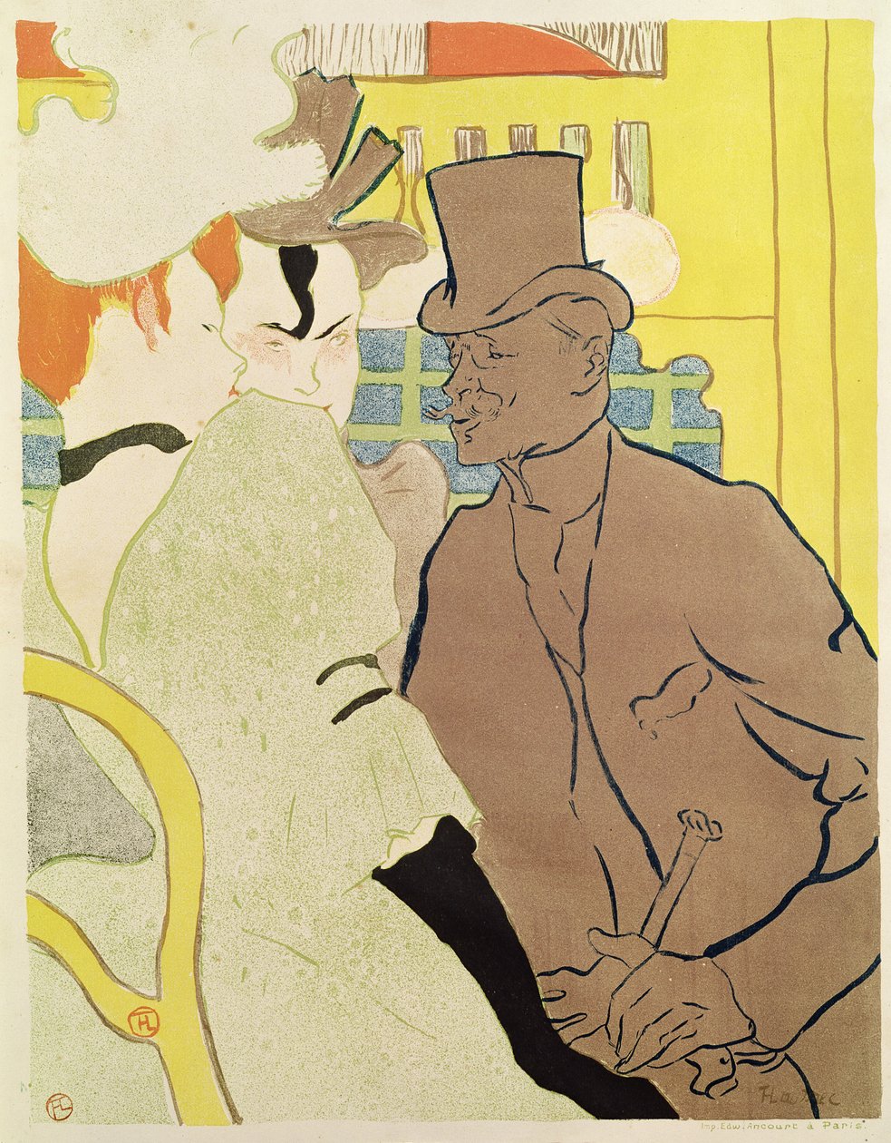 The Englishman at the Moulin Rouge by Henri de Toulouse Lautrec