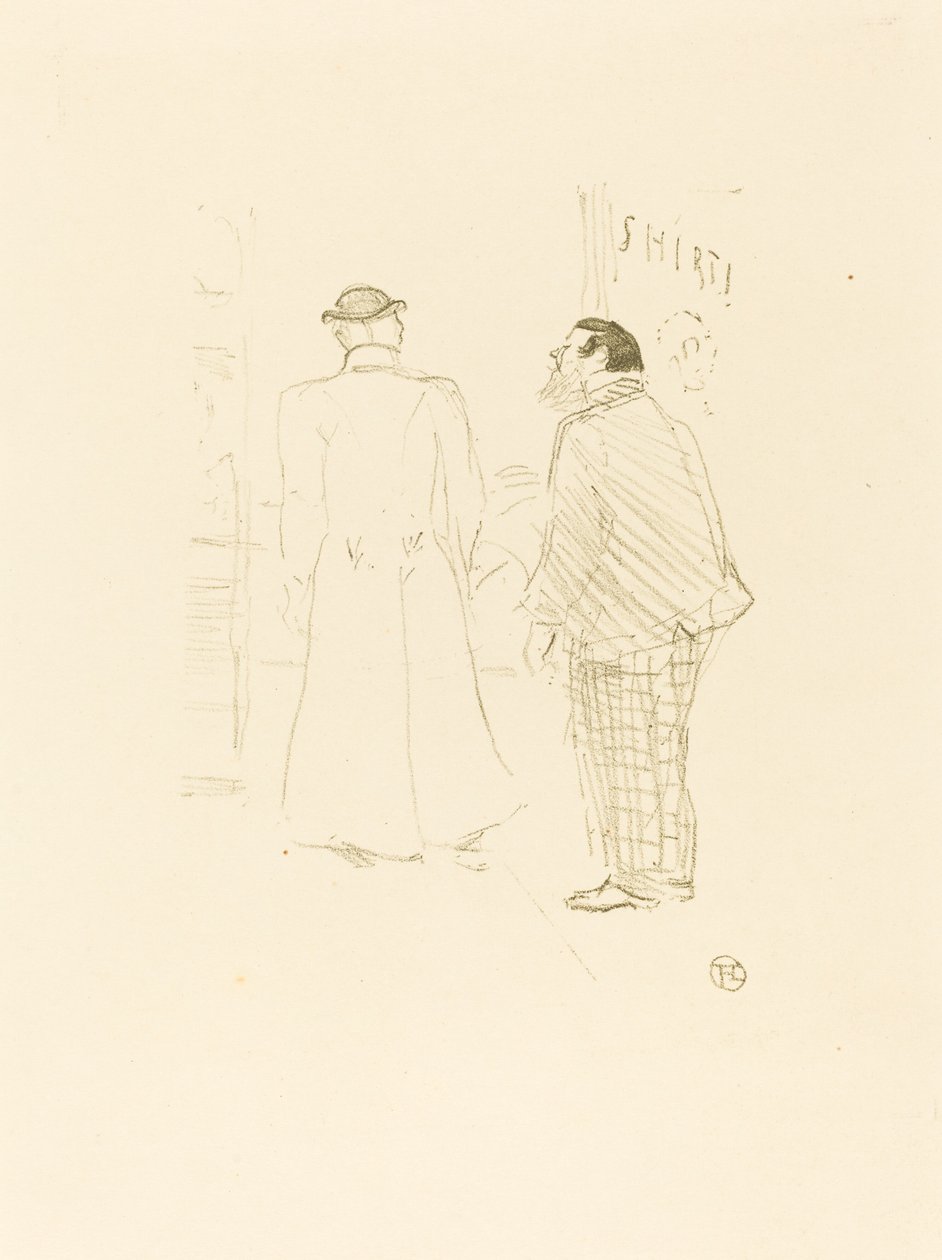 The First Vendor of Jourdan and Brown by Henri de Toulouse Lautrec