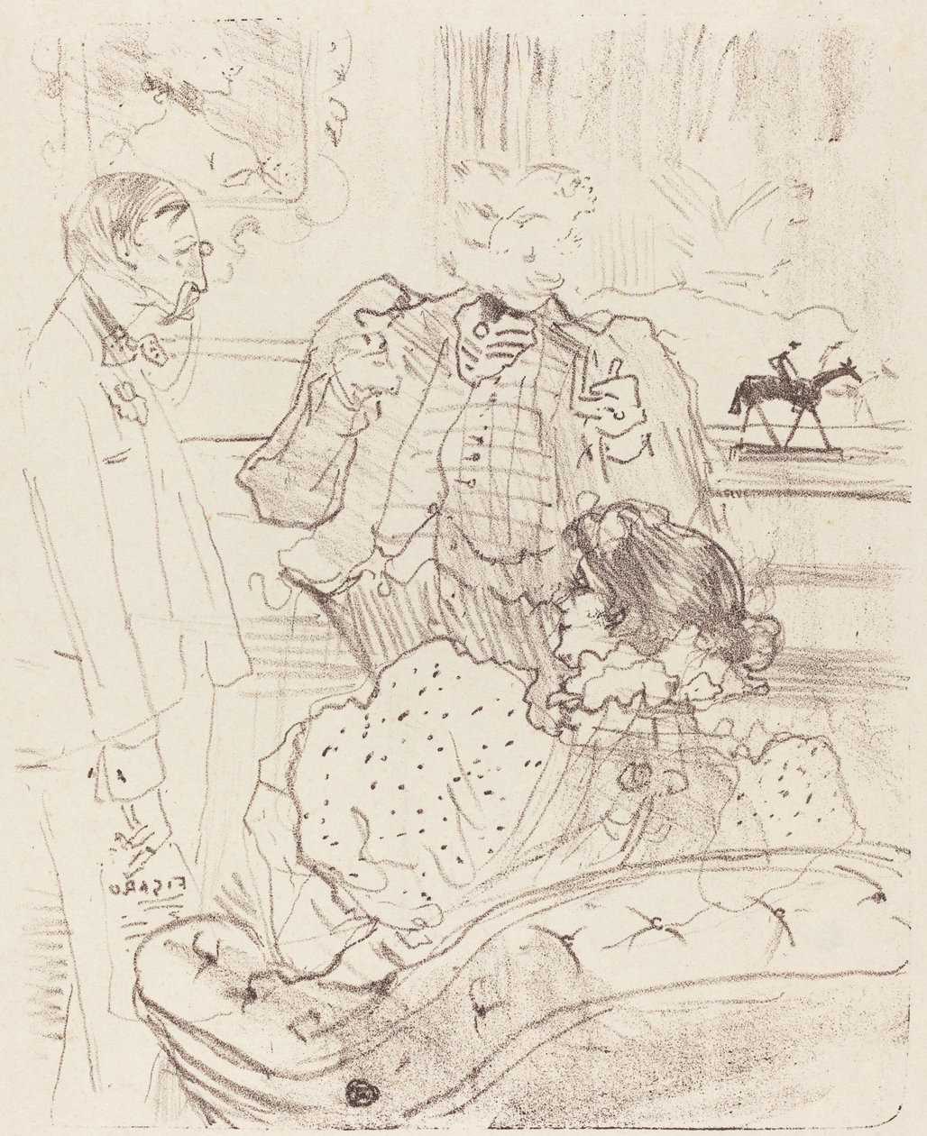 The Forfeit, 1897 by Henri de Toulouse Lautrec