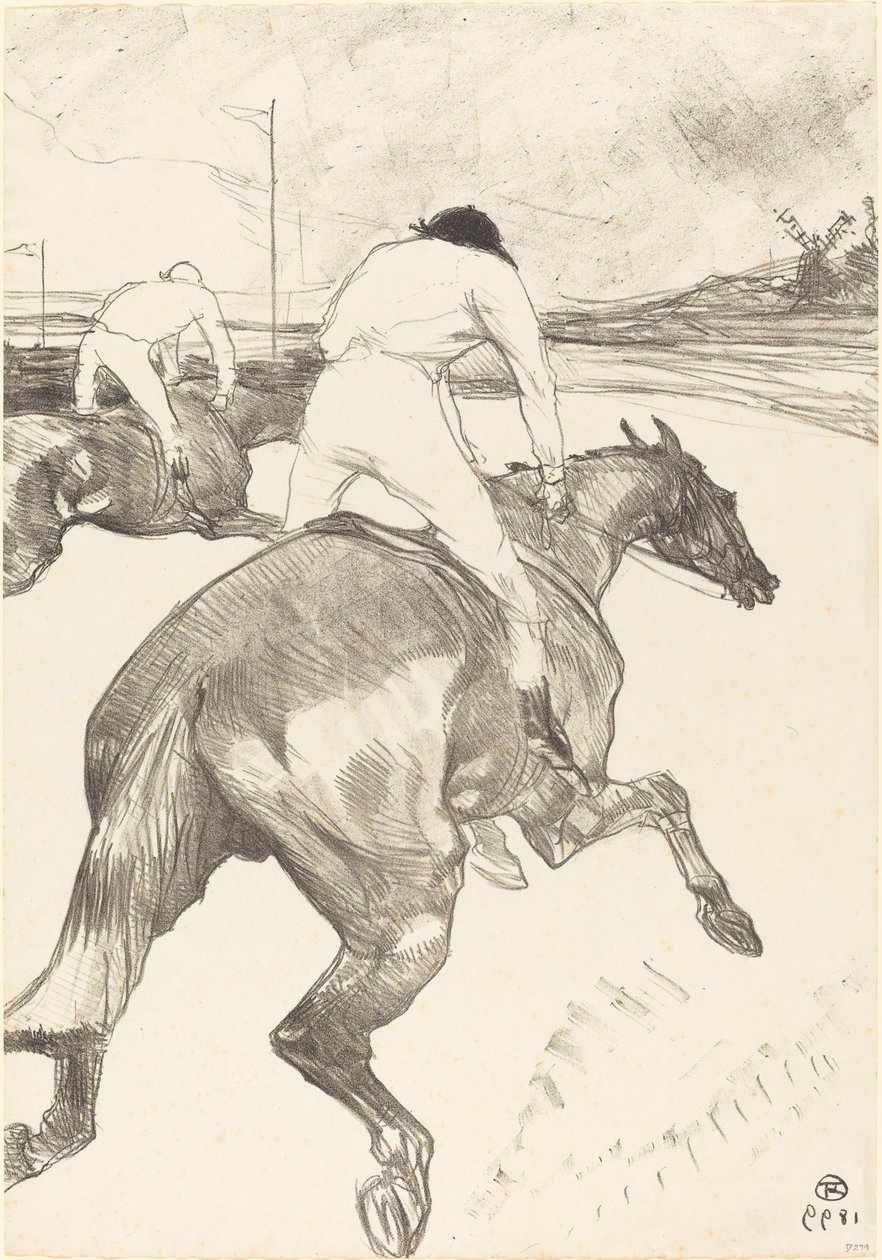 The Jockey by Henri de Toulouse Lautrec