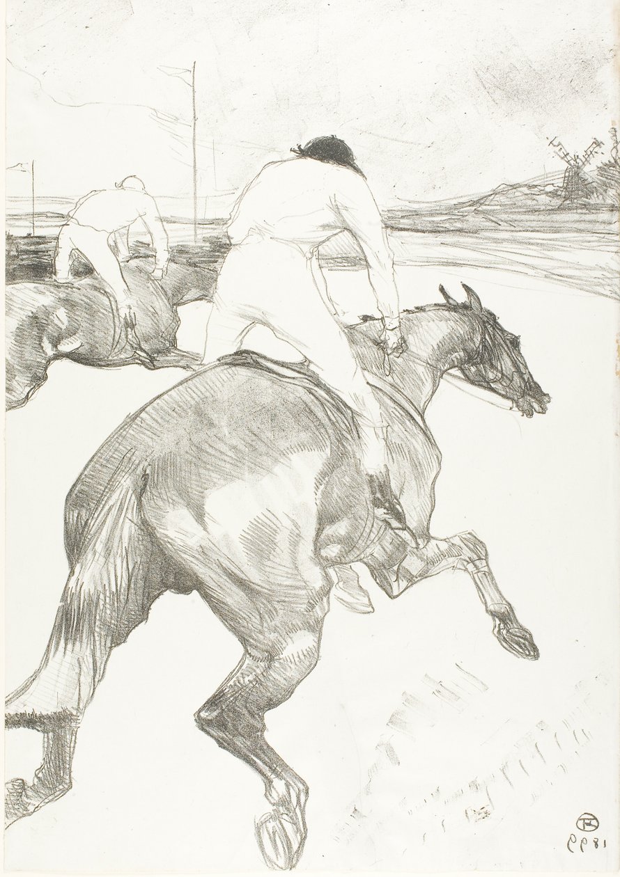 The Jockey by Henri de Toulouse Lautrec
