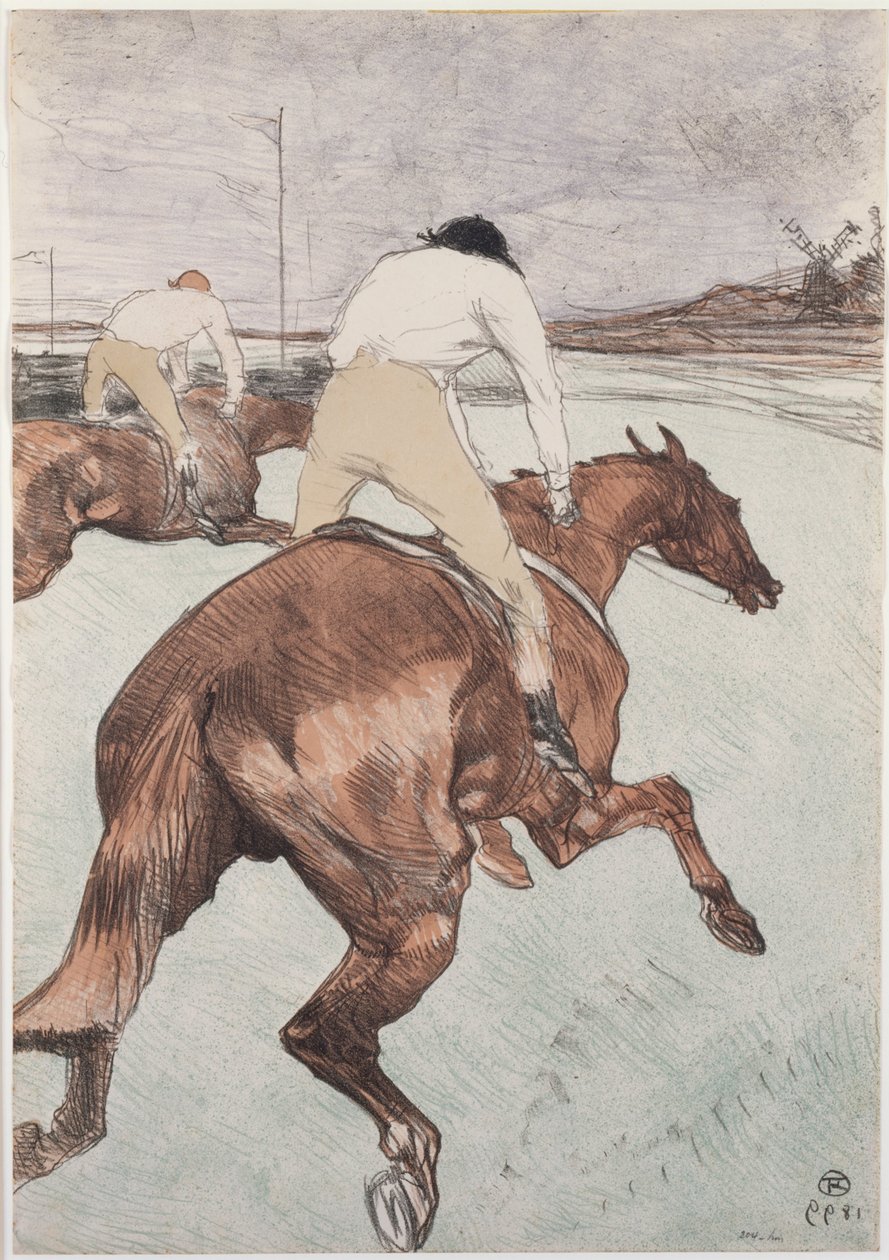The Jockey by Henri de Toulouse Lautrec