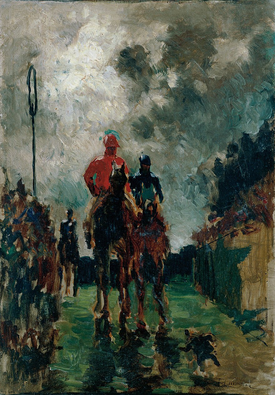 The Jockeys by Henri de Toulouse Lautrec