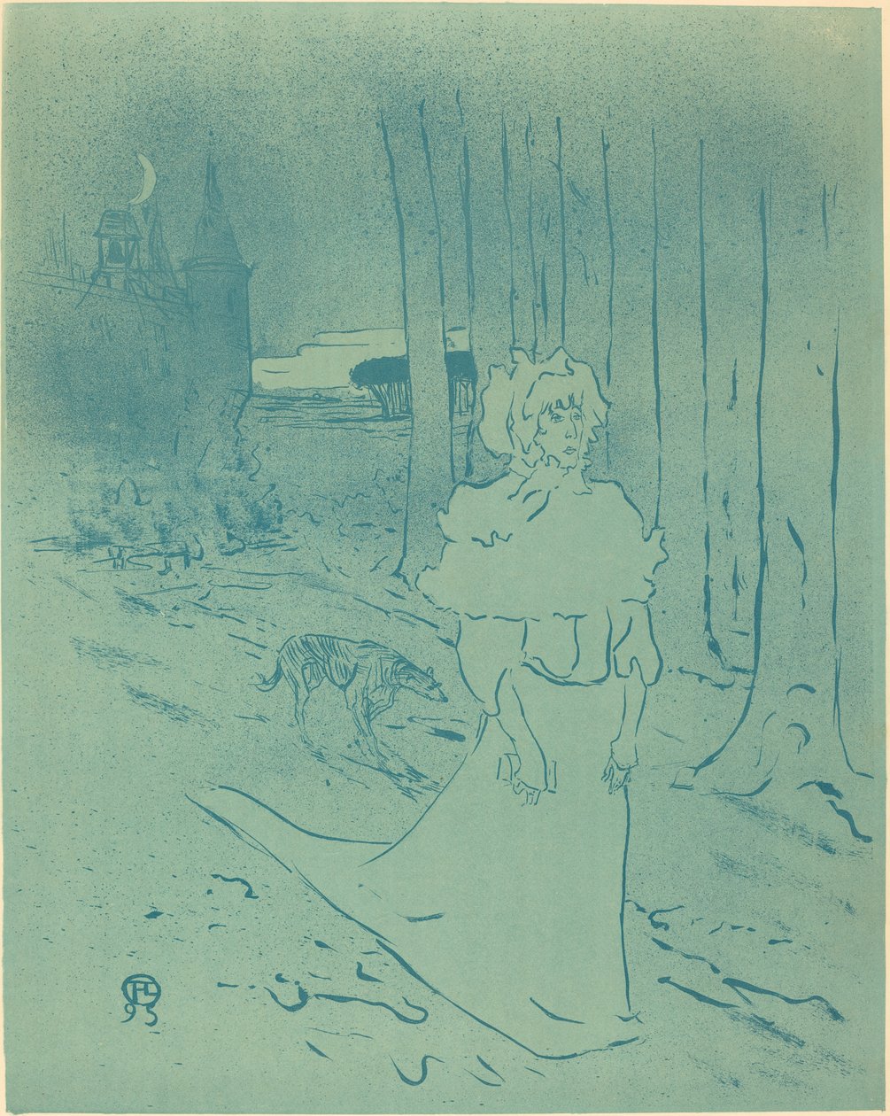 The Manor Lady or the Omen by Henri de Toulouse-Lautrec