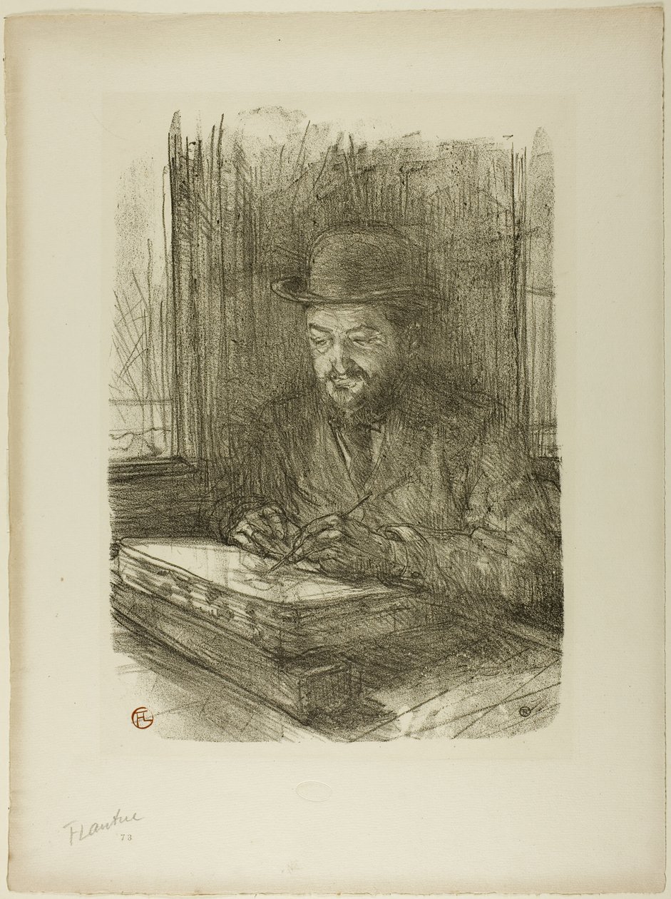 The Master Engraver, Adolphe Albert by Henri de Toulouse Lautrec