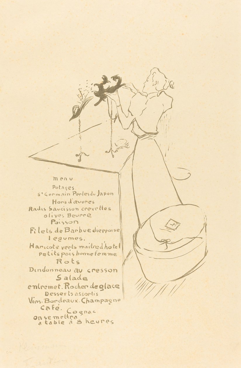 The Milliner (Renée Vert) by Henri de Toulouse Lautrec