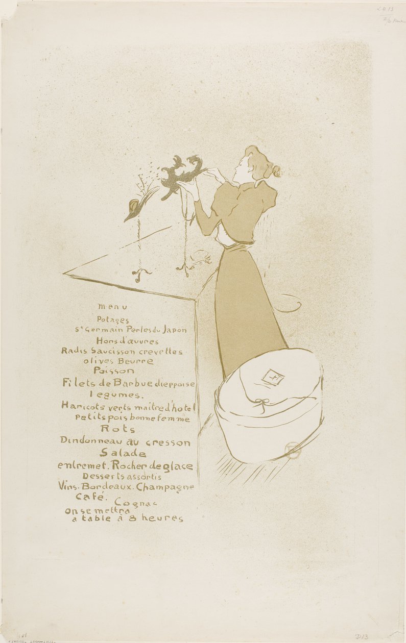 The Milliner, Renée Vert by Henri de Toulouse Lautrec