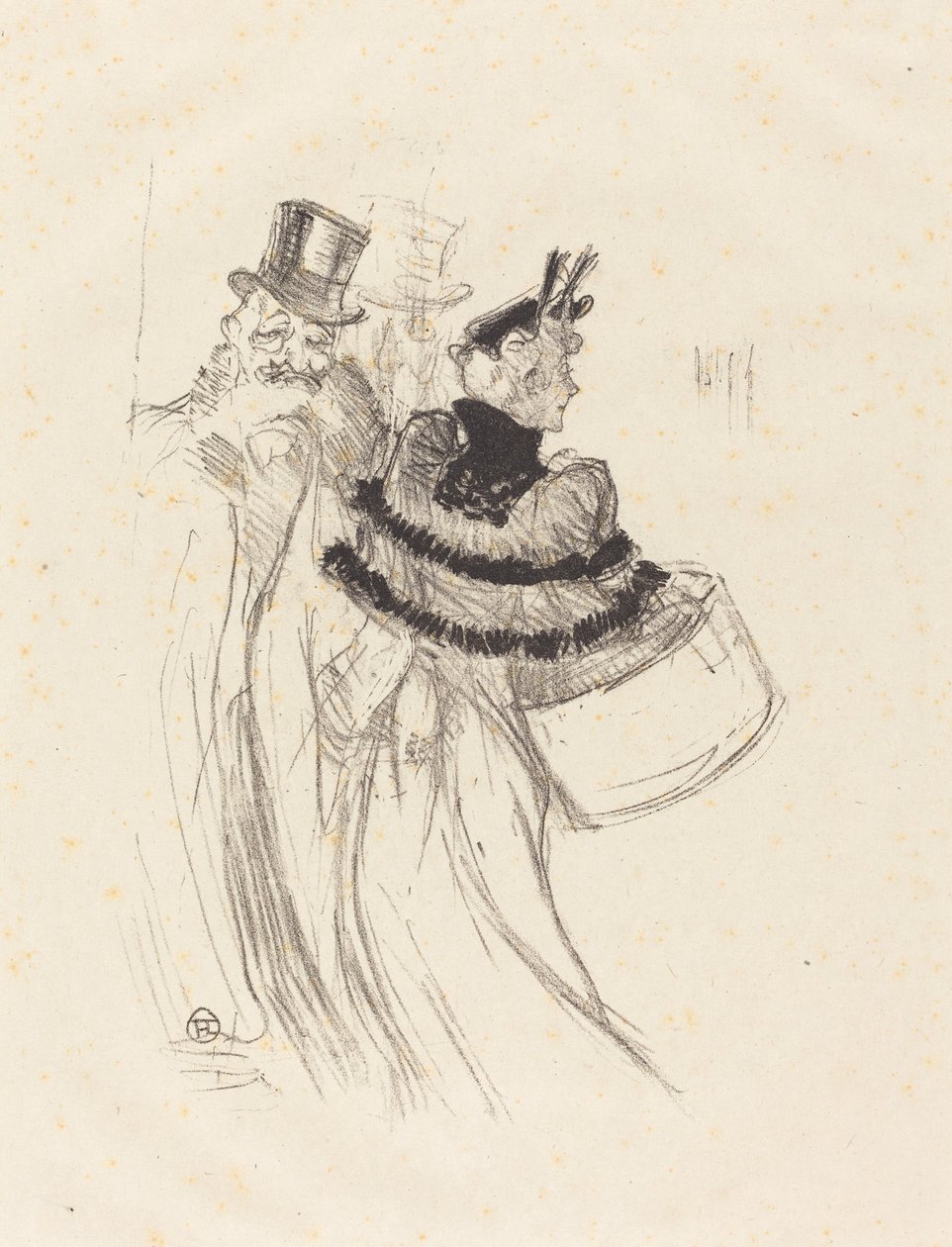 The Old Gentlemen by Henri de Toulouse Lautrec