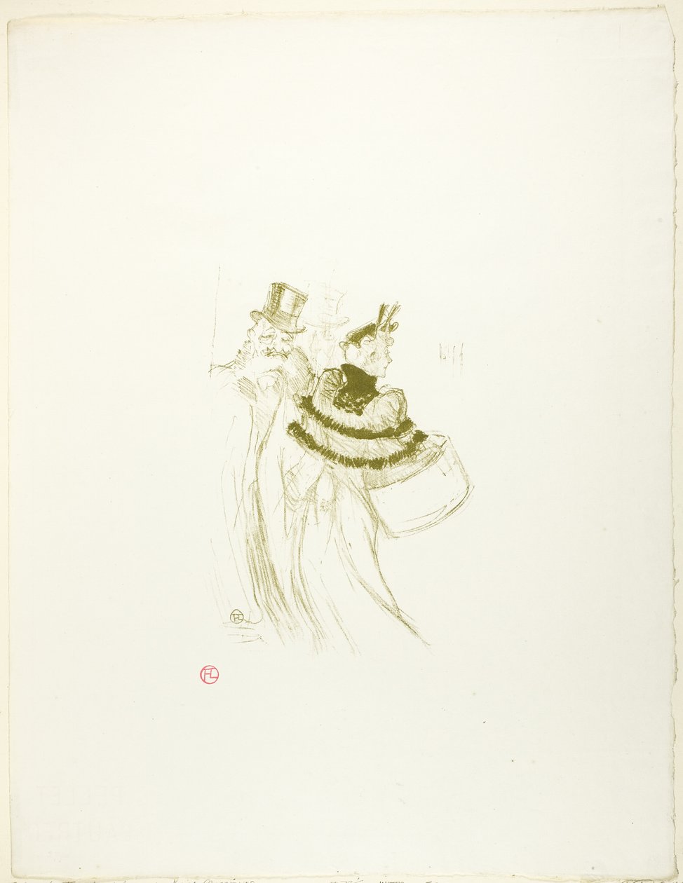 The Old Gentlemen by Henri de Toulouse Lautrec