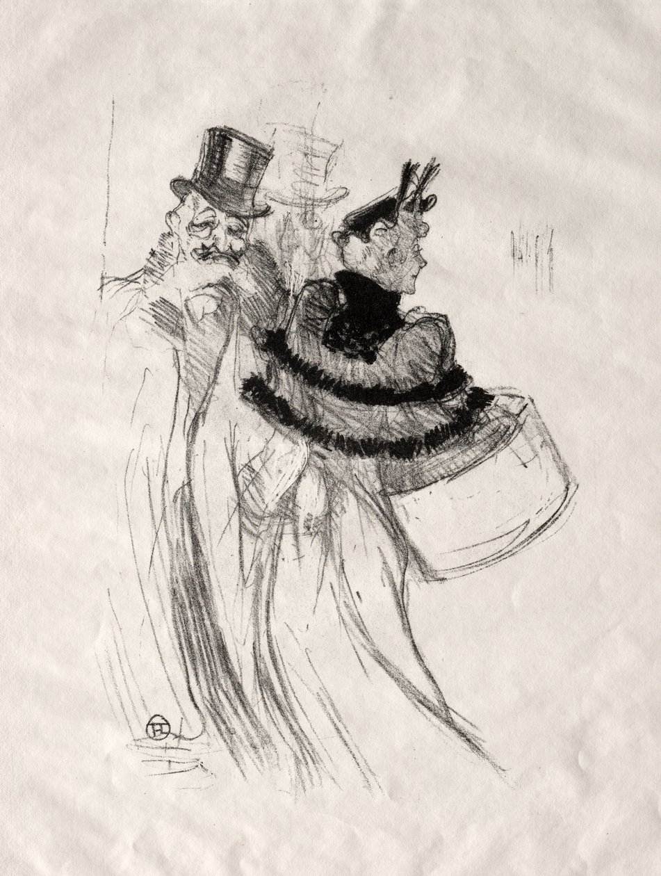 The Old Gentlemen by Henri de Toulouse Lautrec