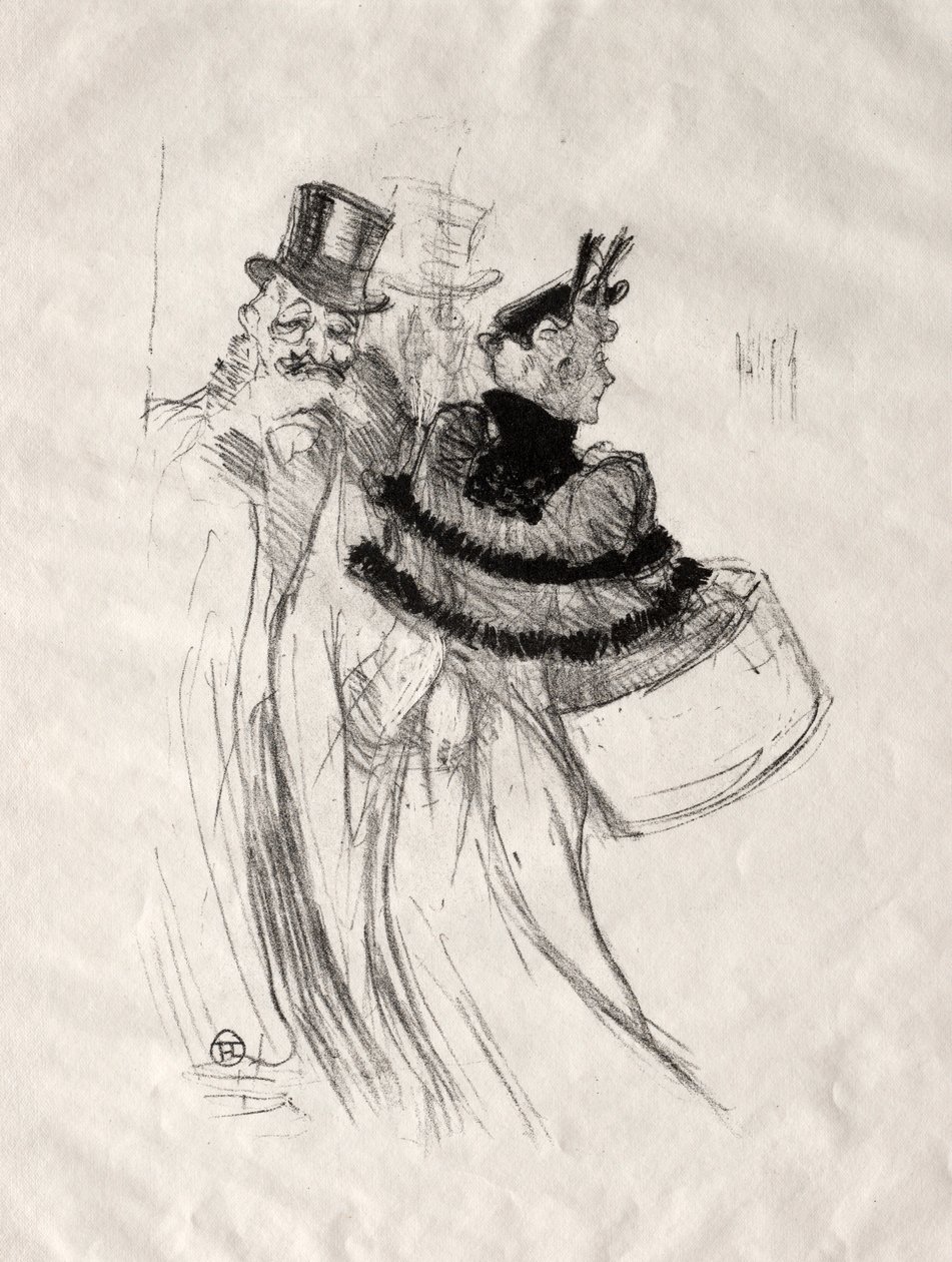 The Old Gentlemen, 1894 by Henri de Toulouse-Lautrec