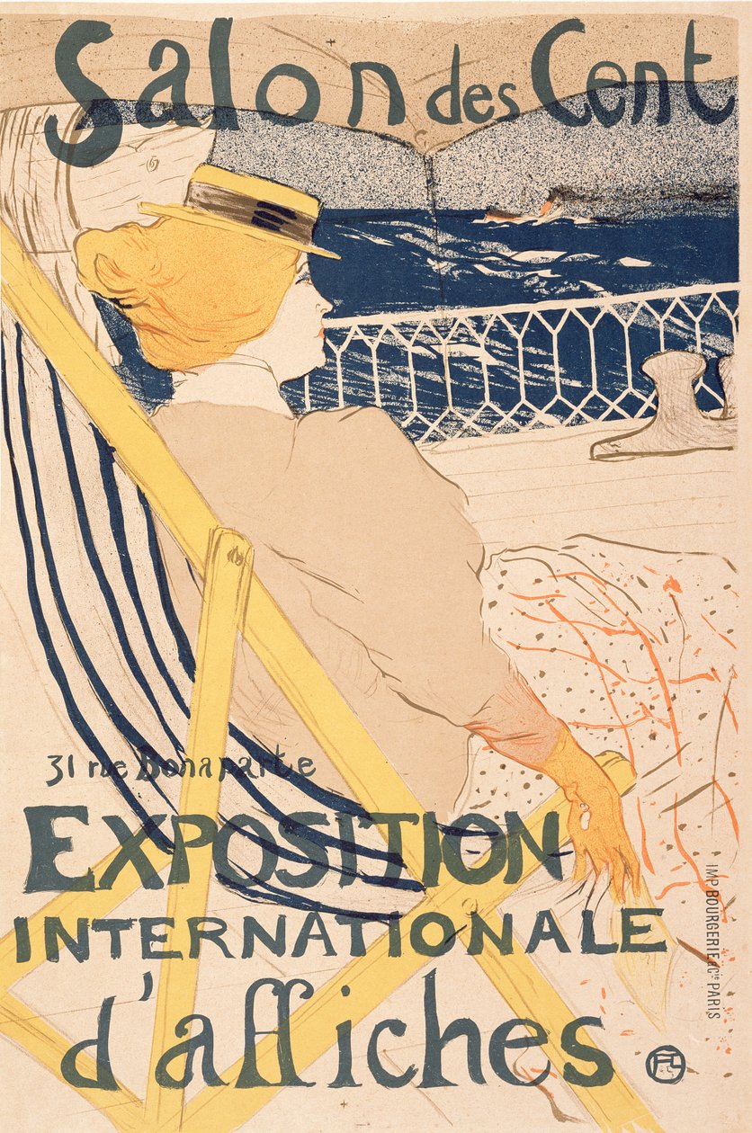 The Passenger from Cabin 54 - Sailing in a Yacht by Henri de Toulouse Lautrec