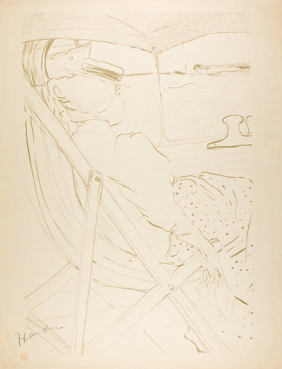 The Passenger in Cabin 54—A Cruise by Henri de Toulouse Lautrec