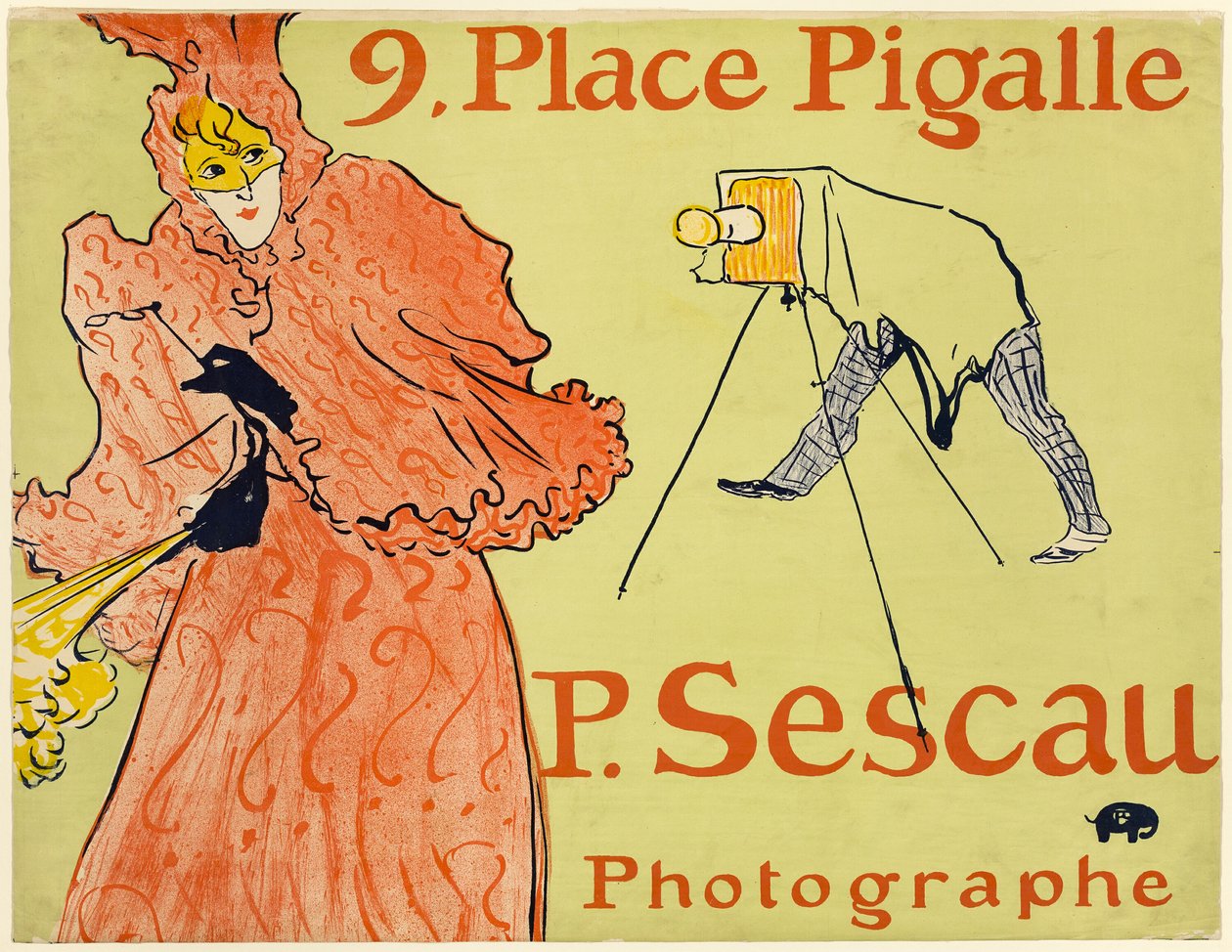 The Photographer Sescau by Henri de Toulouse Lautrec