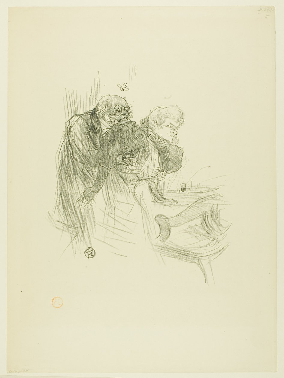 The Prayer of the Polish Jews, from Au Pied du Sinaï by Henri de Toulouse Lautrec