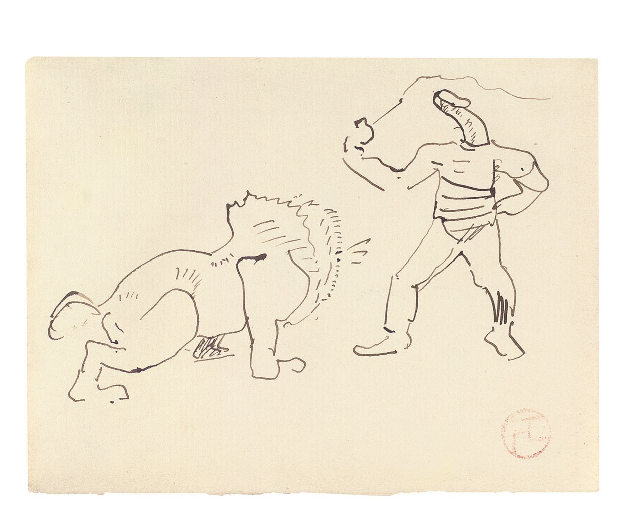 The Tamer by Henri de Toulouse Lautrec