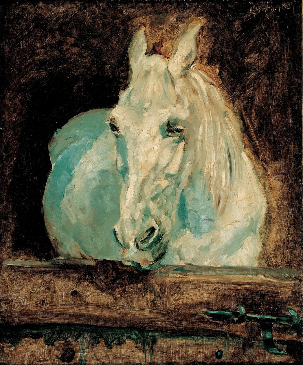 The White Horse Gazelle by Henri de Toulouse Lautrec
