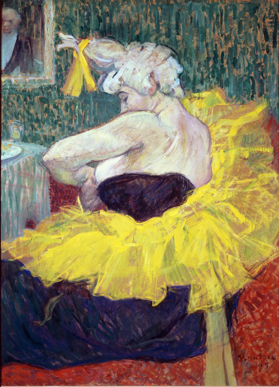 The Clown Cha U Kao, Artist at the Moulin Rouge by Henri de Toulouse Lautrec