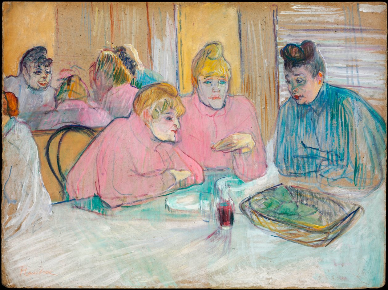 These Ladies in the Refectory by Henri de Toulouse-Lautrec