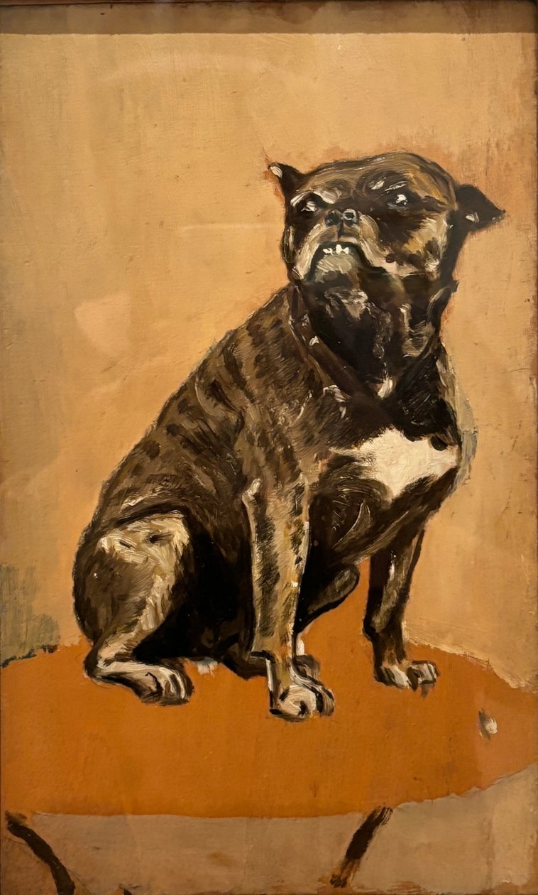 Touc, Seated on a Table by Henri de Toulouse Lautrec