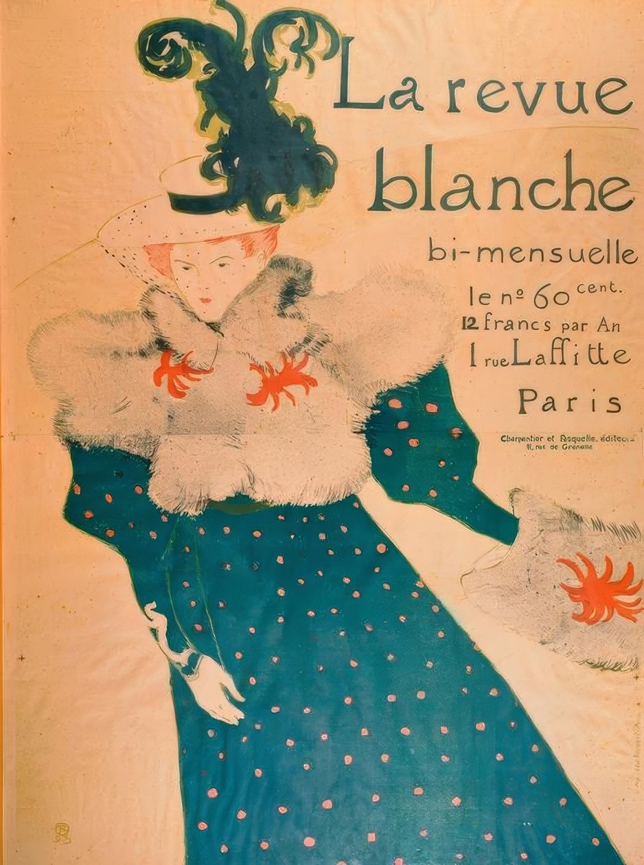 Toulouse-Lautrec / La Revue Blanche / 1895 by Henri de Toulouse-Lautrec
