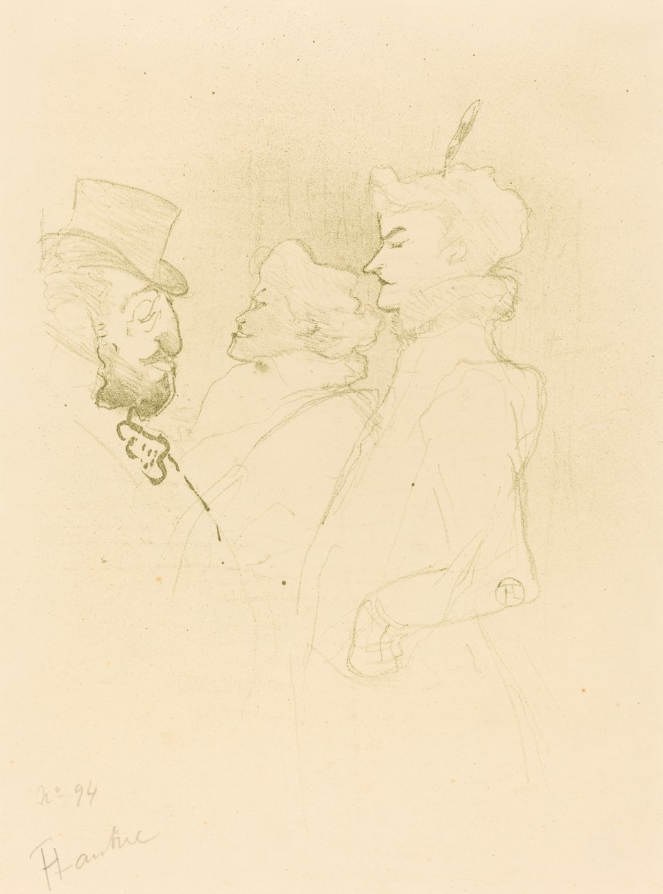 Why Not?...Once Is Not a Habit by Henri de Toulouse Lautrec