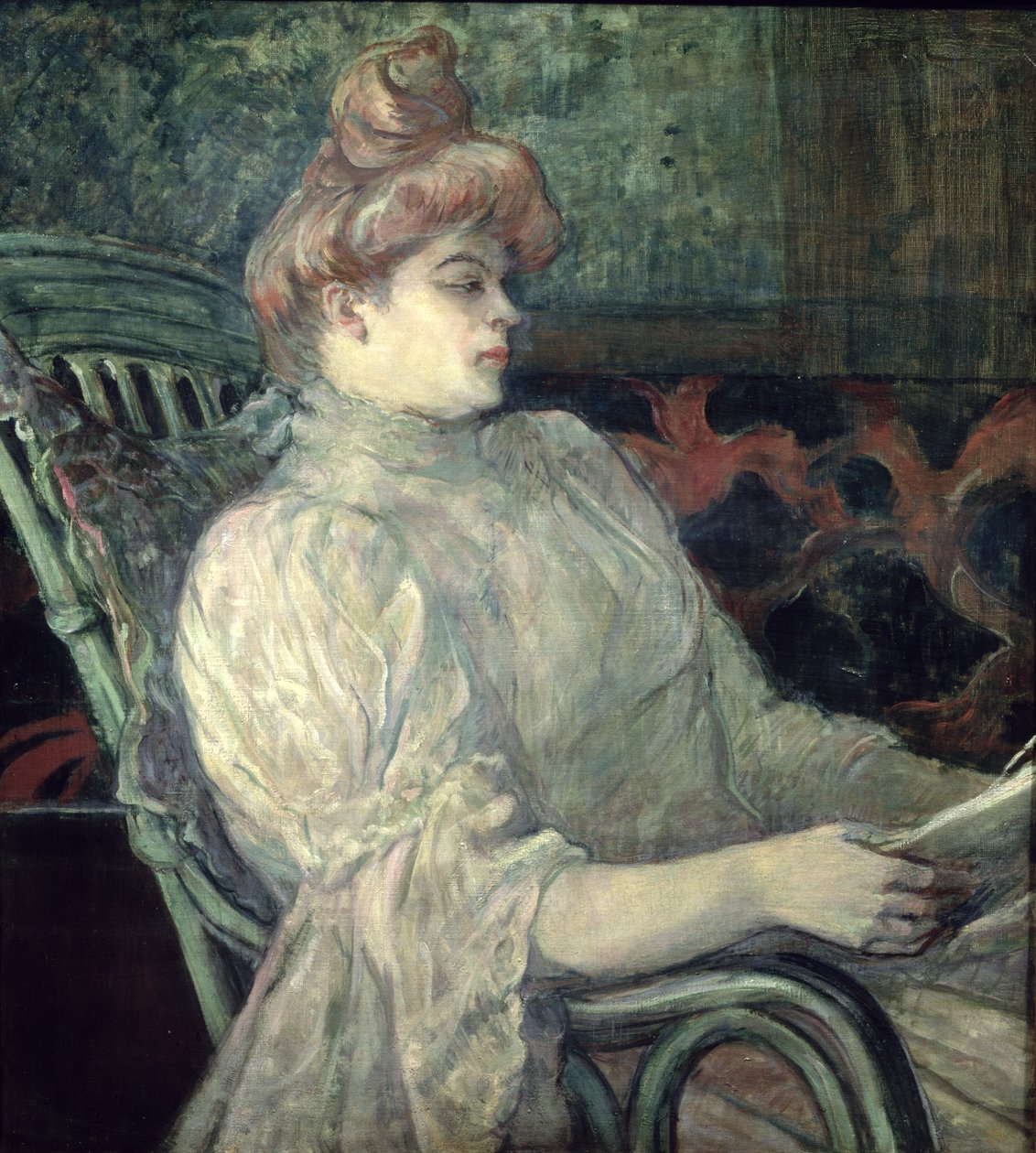 Woman Reading by Henri de Toulouse Lautrec