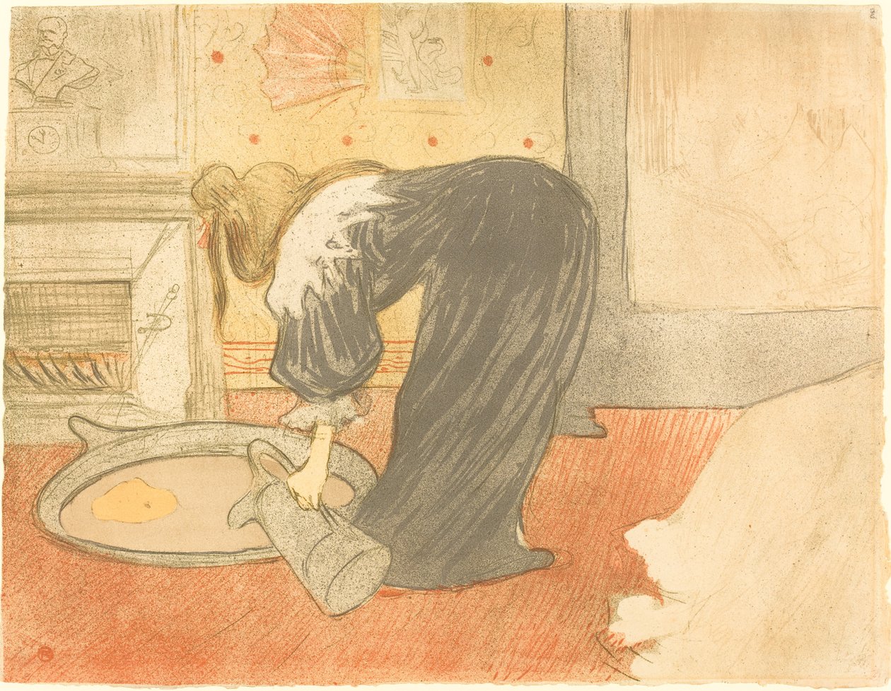 Woman at the Tub by Henri de Toulouse Lautrec