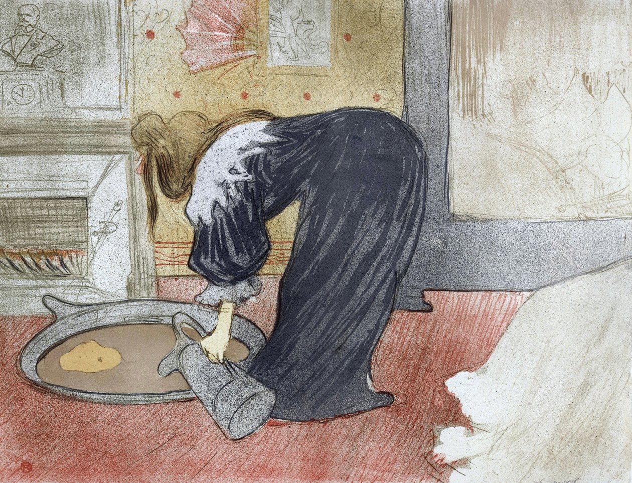Woman at the Tub (from the Elles suite) by Henri de Toulouse Lautrec