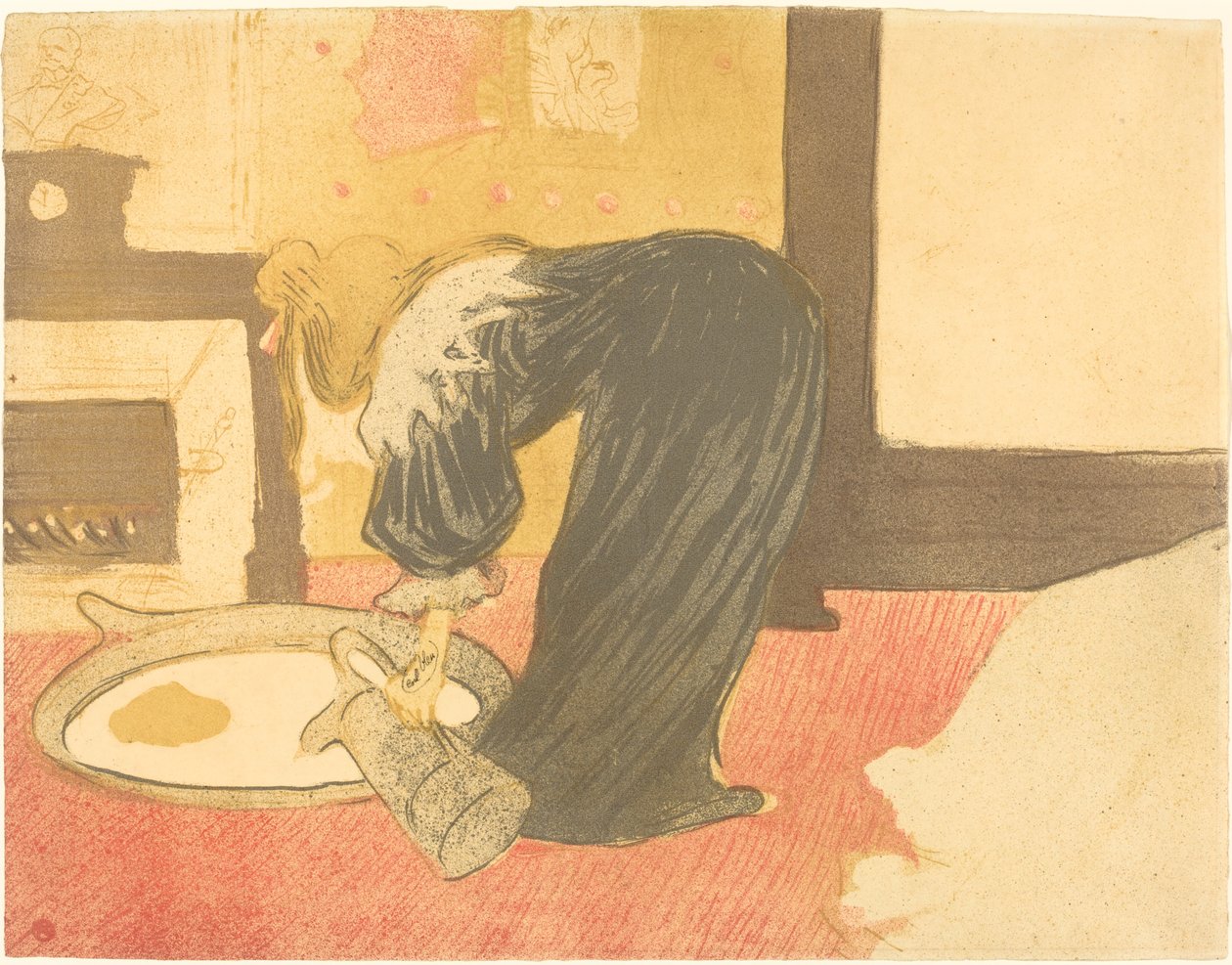 Woman at the Tub, 1896 by Henri de Toulouse Lautrec