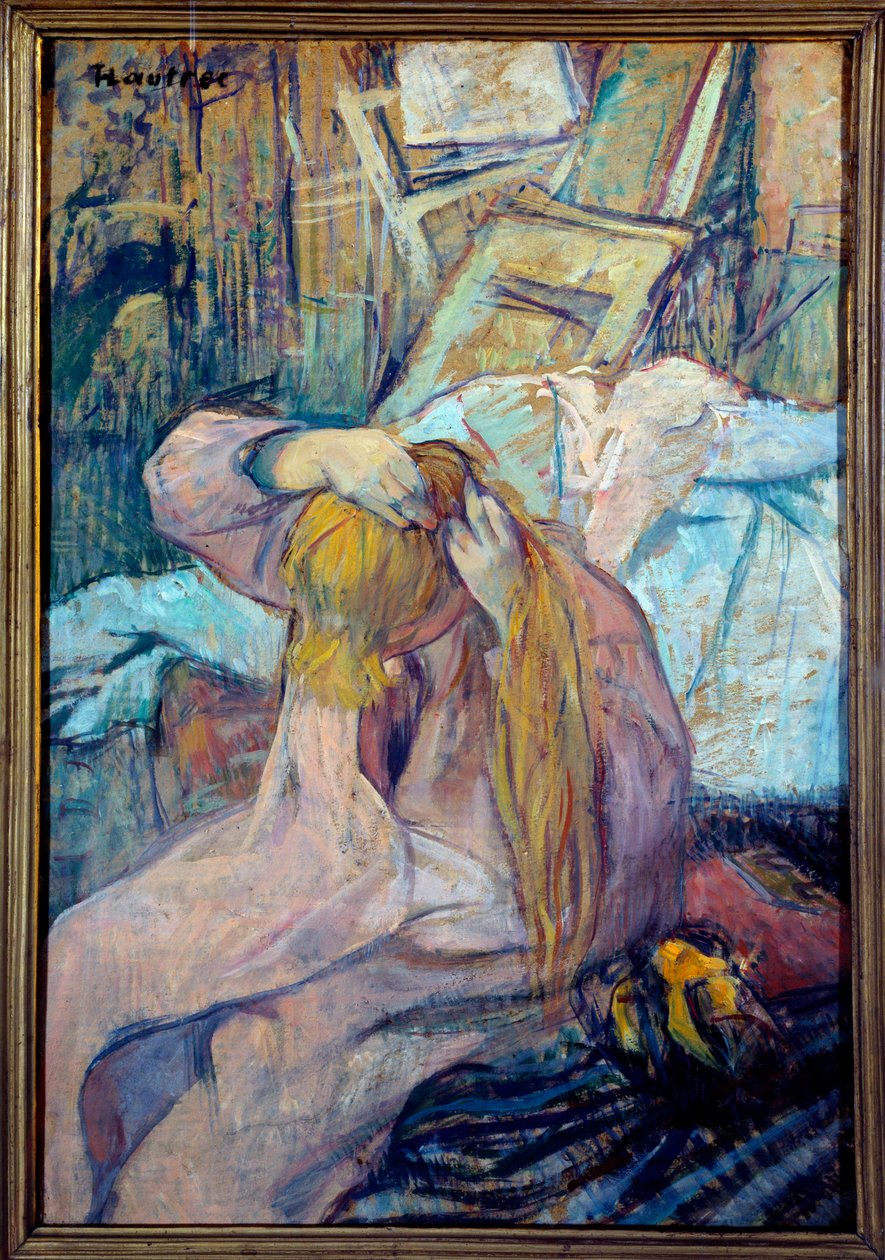 Woman Dressing by Henri de Toulouse Lautrec
