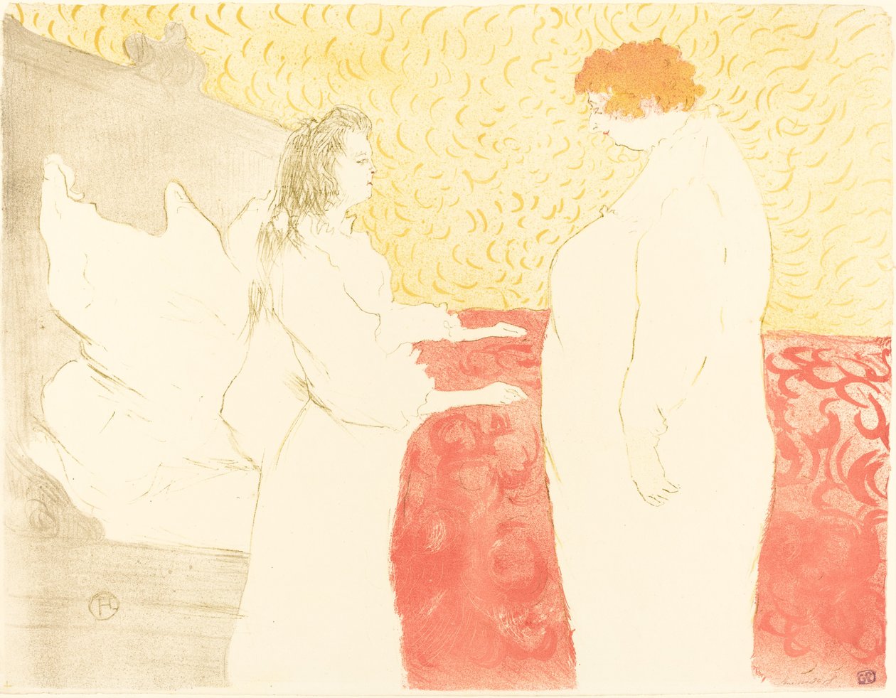 Woman in Bed, Profile, 1896 by Henri de Toulouse Lautrec