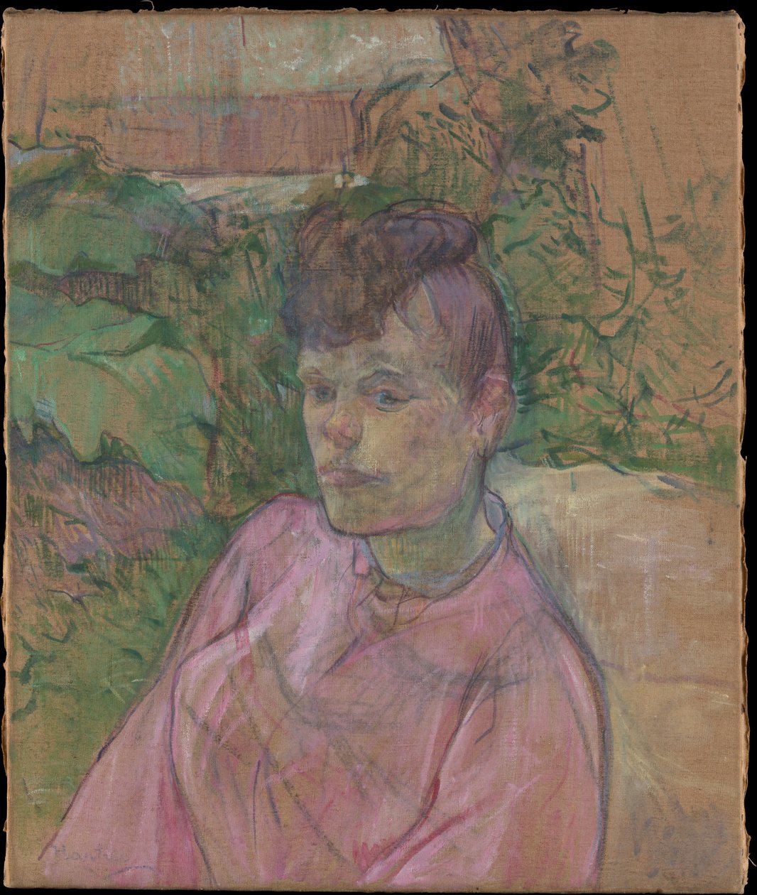 Woman in the Garden of Monsieur Forest by Henri de Toulouse Lautrec