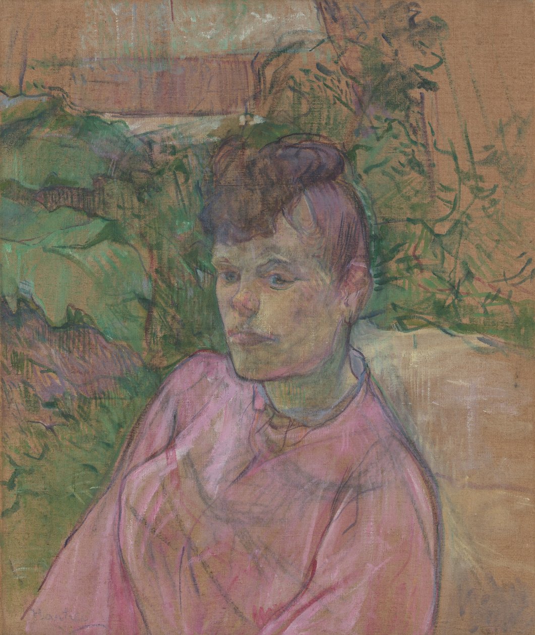 Woman in the Garden of Monsieur Forest by Henri de Toulouse Lautrec
