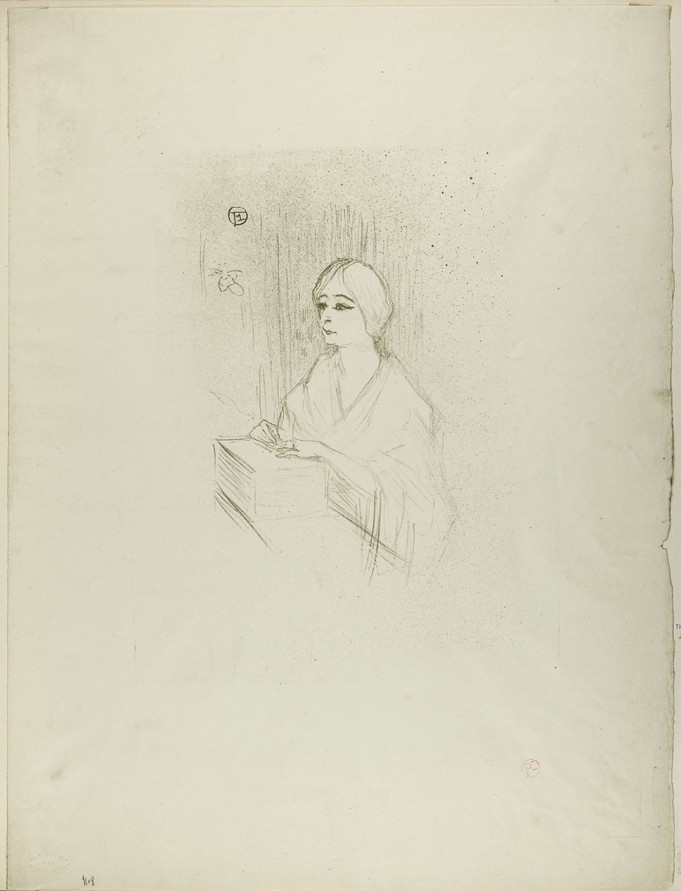Yahne in Her Box, in The Difficult Age by Henri de Toulouse Lautrec