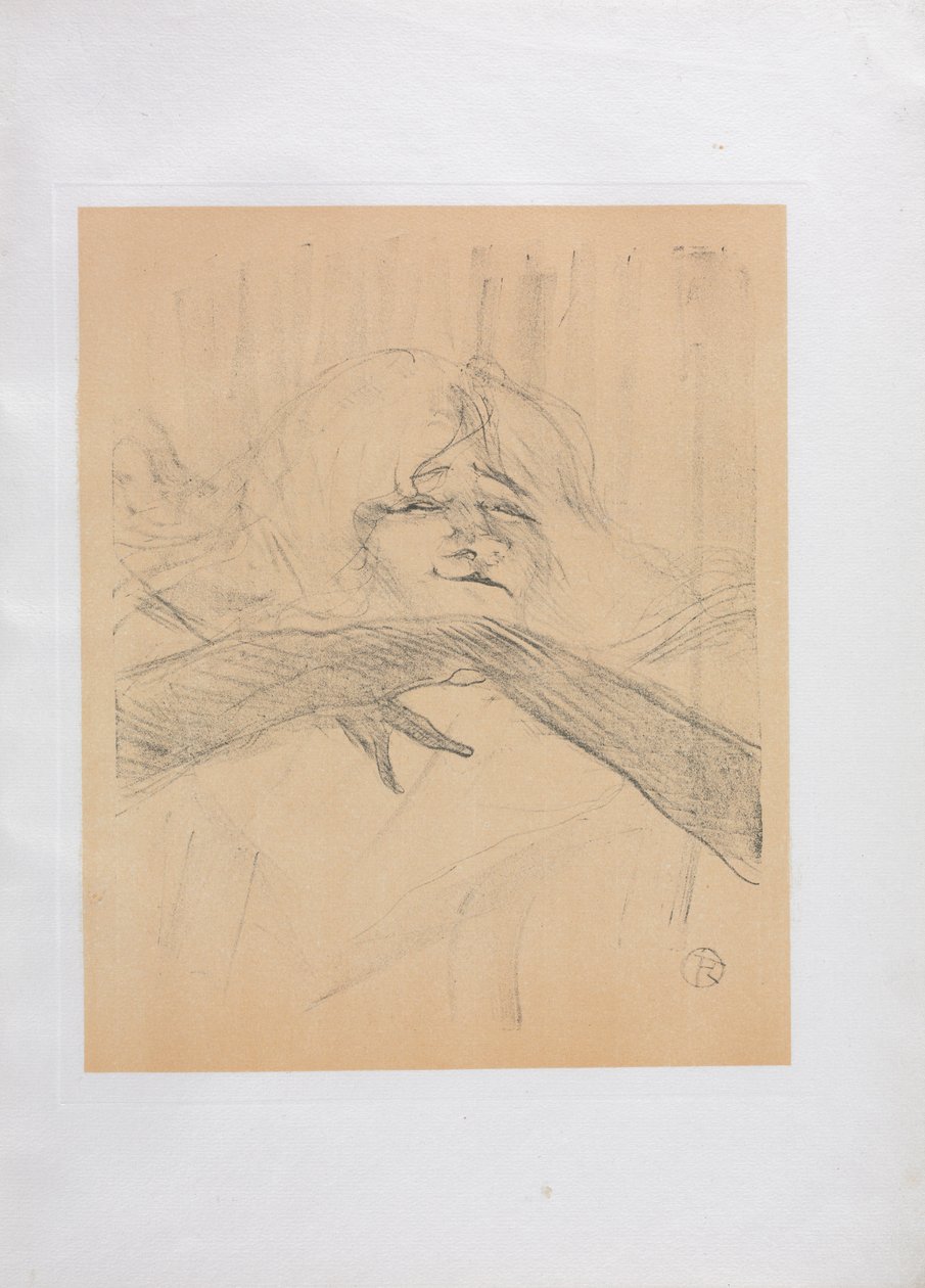 Yvette Guilbert-English Series: Linger Longer Loo, 1898 by Henri de Toulouse Lautrec