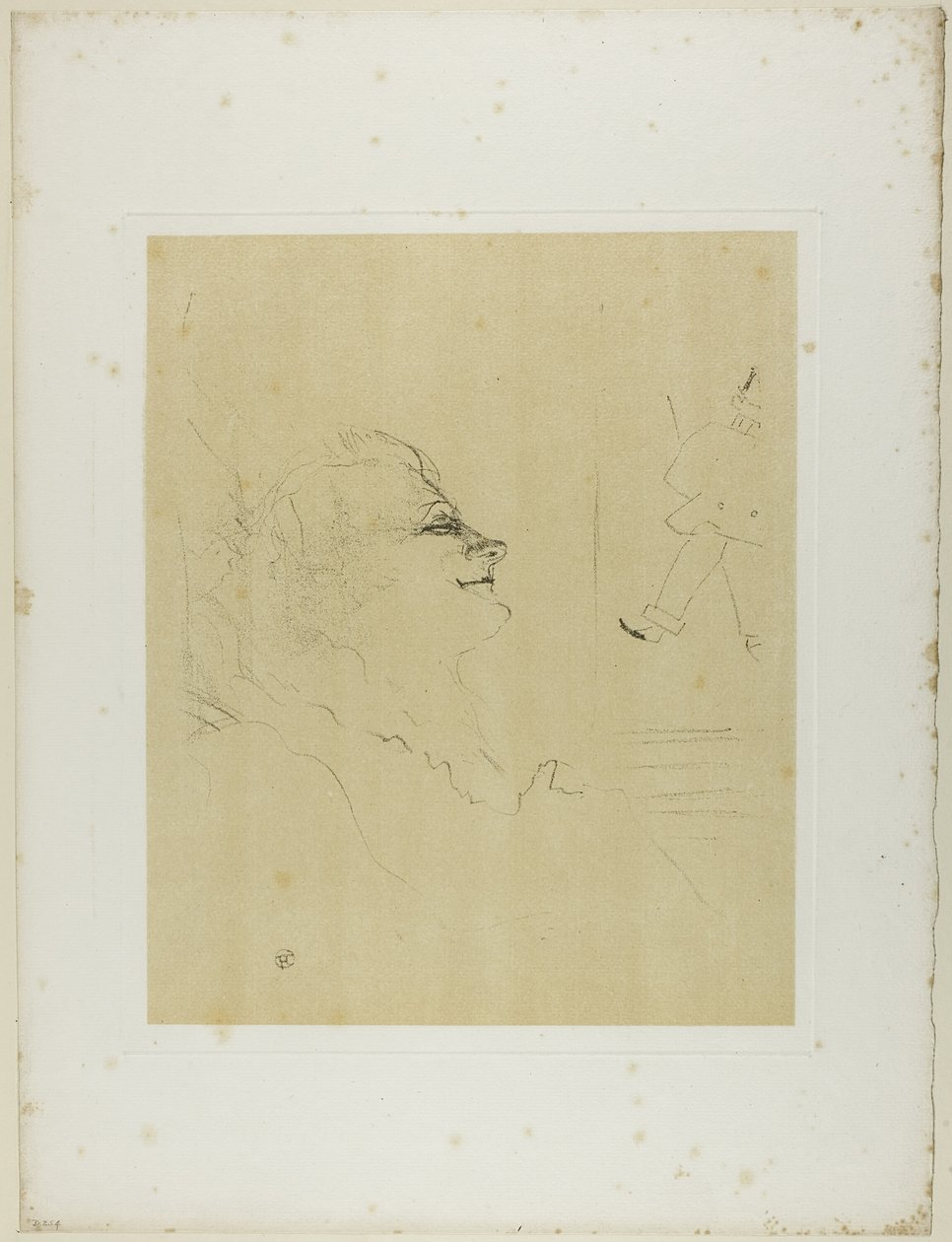 Yvette Guilbert—Pessima from Yvette Guilbert by Henri de Toulouse Lautrec