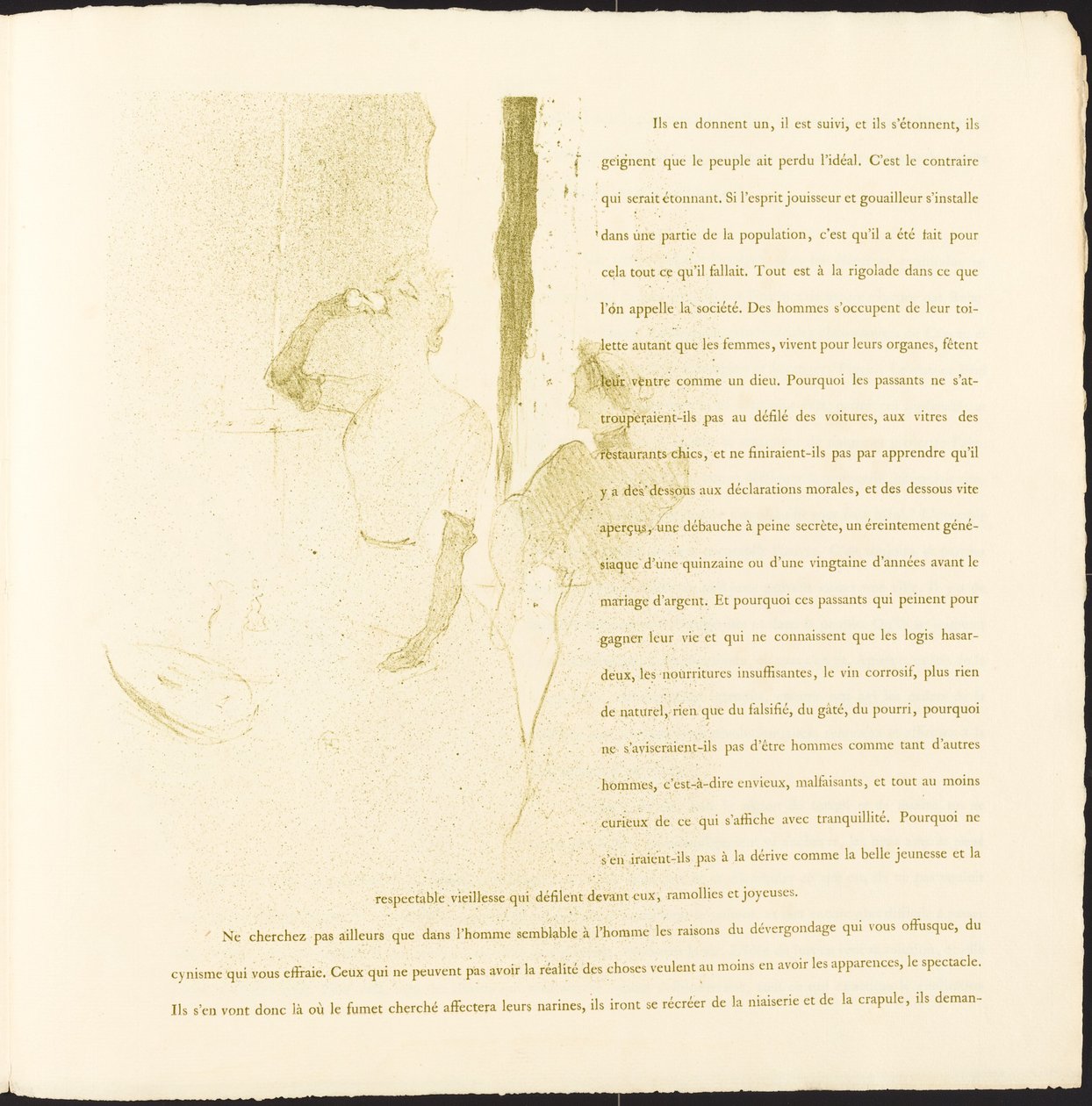 Yvette Guilbert by Henri de Toulouse Lautrec