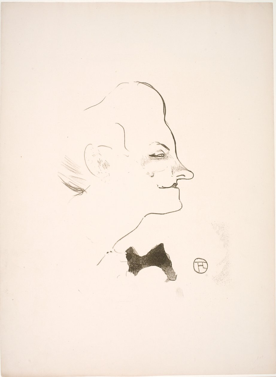 Yvette Guilbert by Henri de Toulouse Lautrec