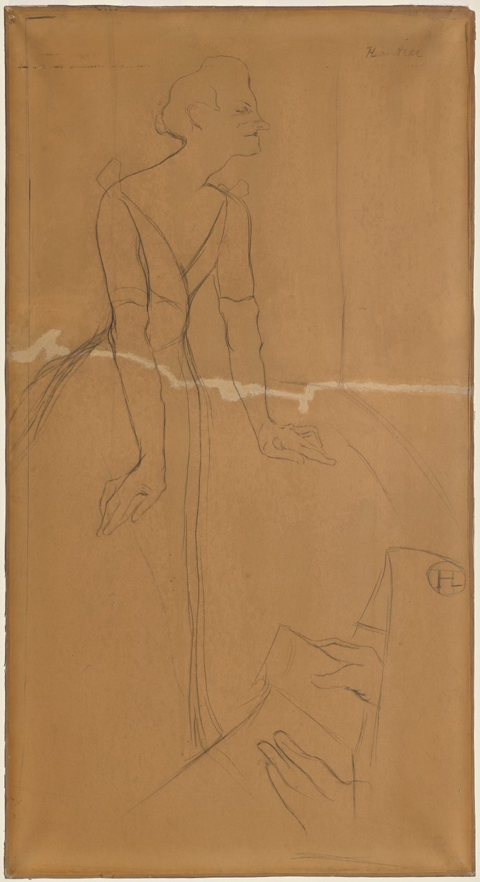Yvette Guilbert by Henri de Toulouse Lautrec