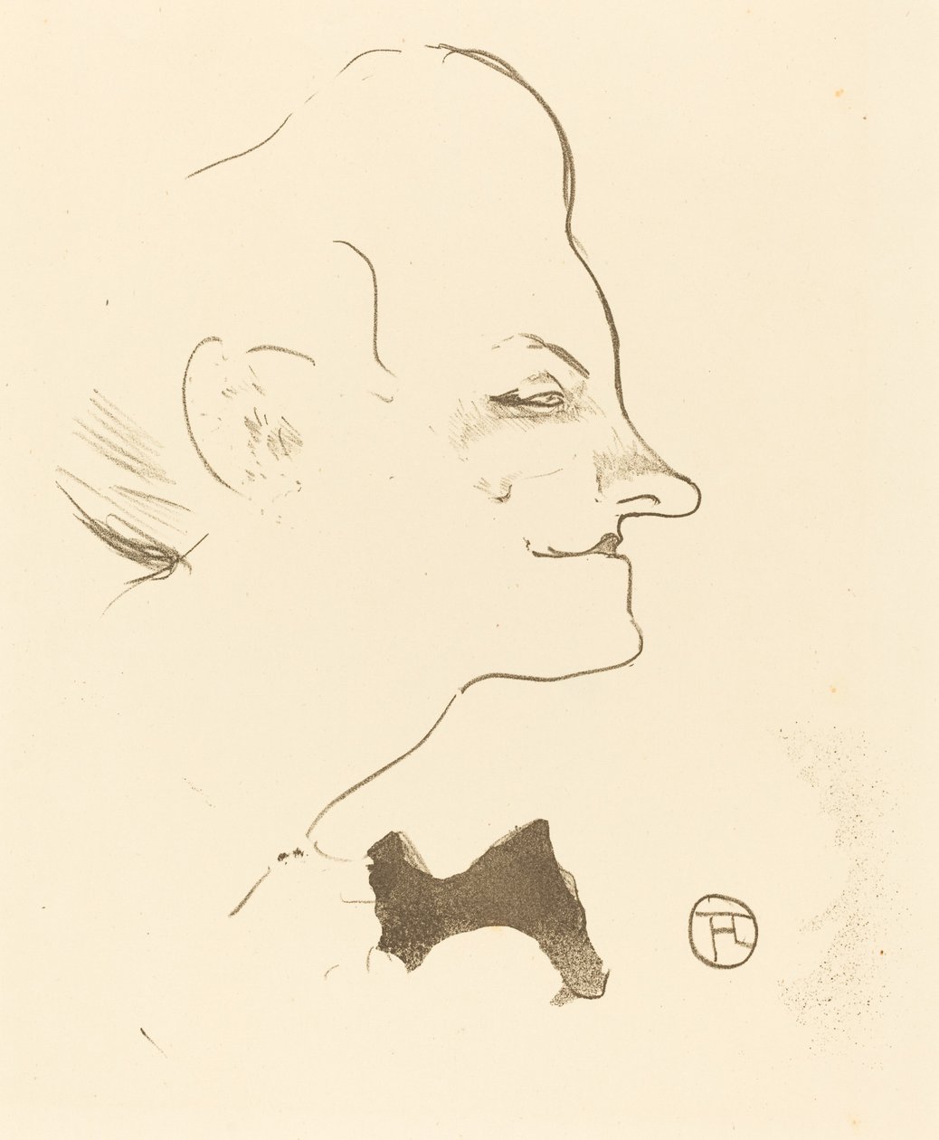 Yvette Guilbert, 1893 by Henri de Toulouse Lautrec