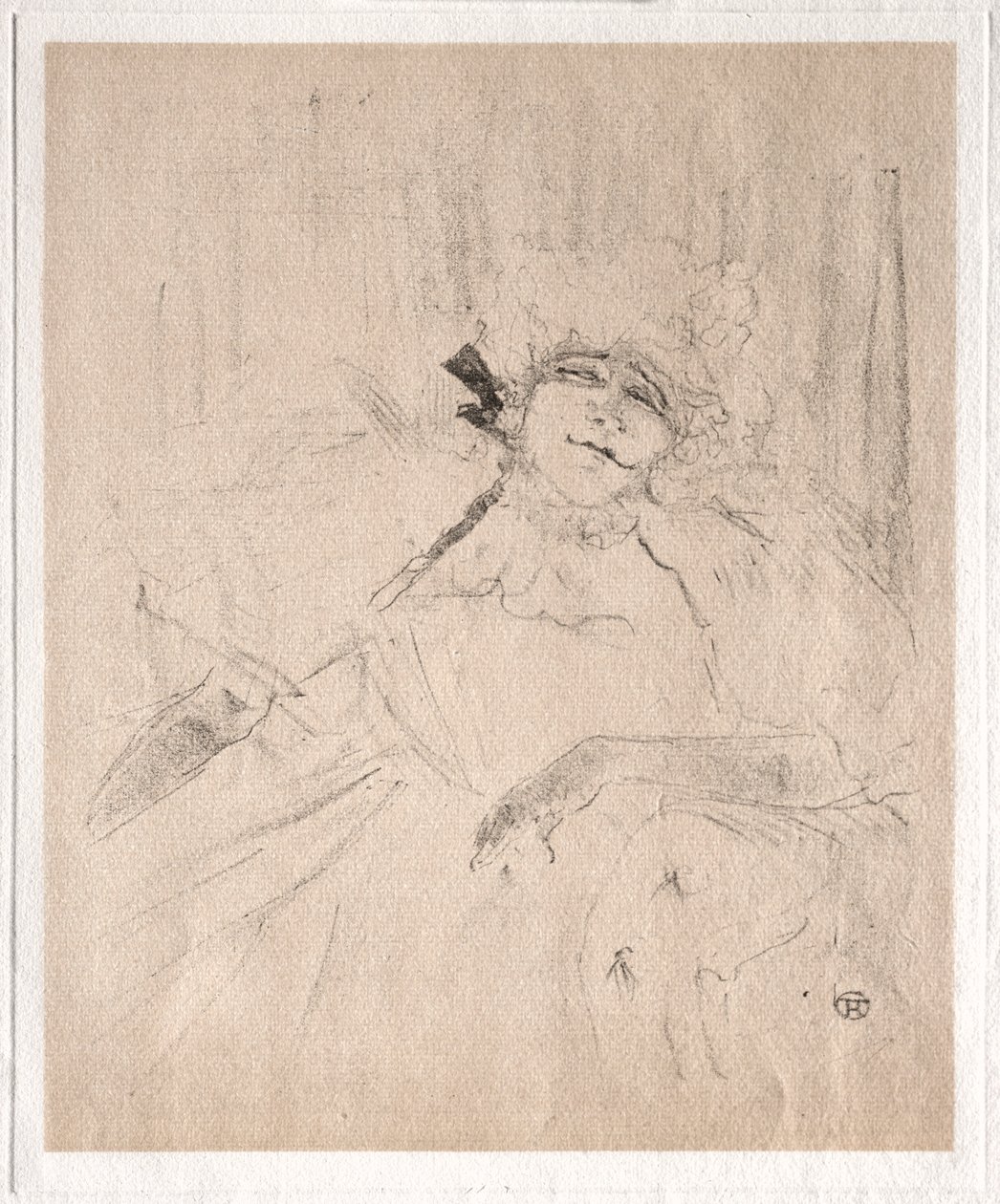 Yvette Guilbert: Chanson Ancienne by Henri de Toulouse Lautrec