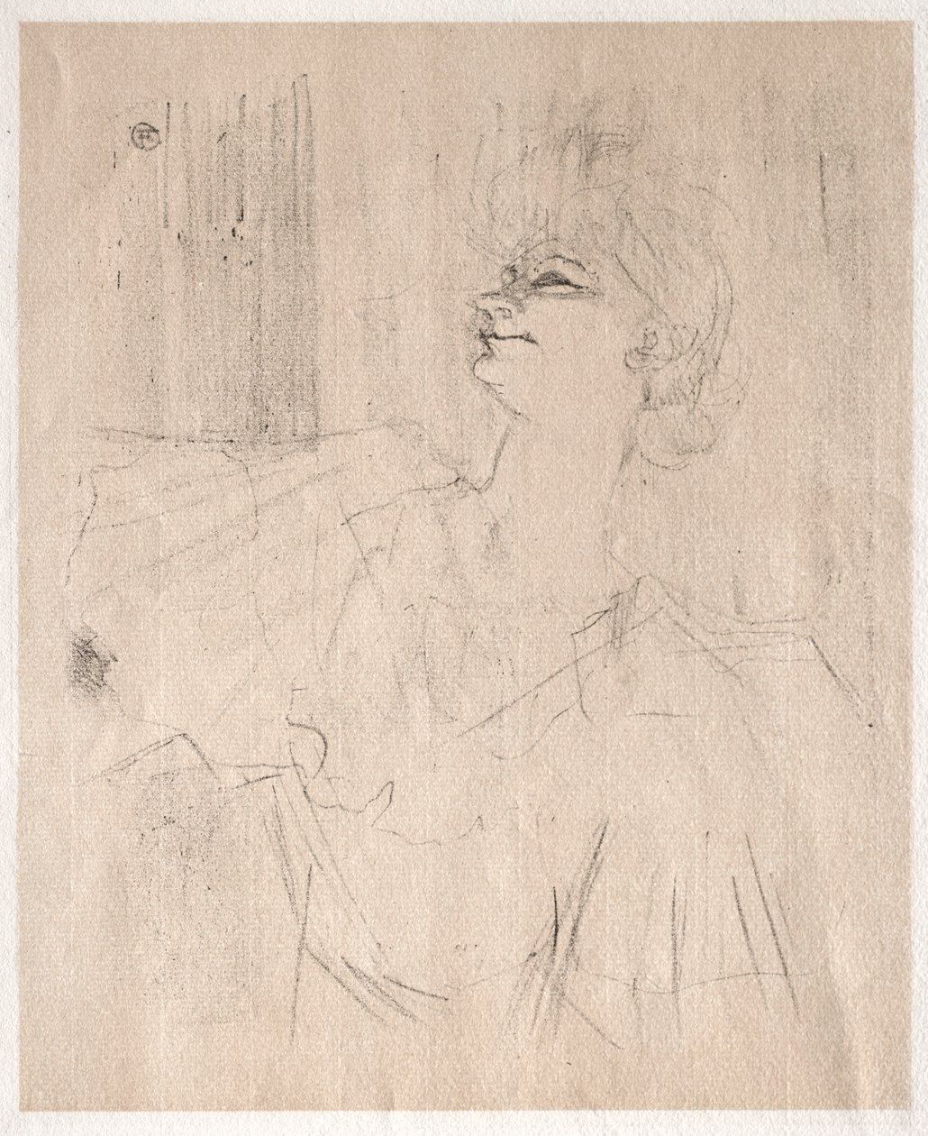 Yvette Guilbert: à Ménilmontant, de Bruant by Henri de Toulouse Lautrec
